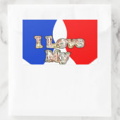 Sticker Rectangulaire "I Love My Wife" Imprimer (Sac)