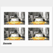 Sticker Rectangulaire I Love NYC (Feuille)