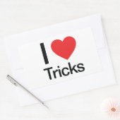 Sticker Rectangulaire I Love Tricks (Enveloppe)