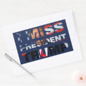 Sticker Rectangulaire I Miss Président Trump (Enveloppe)