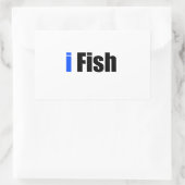 Sticker Rectangulaire i Poisson (Sac)