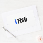 Sticker Rectangulaire i Poisson (Enveloppe)