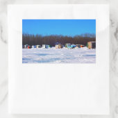 Sticker Rectangulaire Ice fishing collection (Sac)