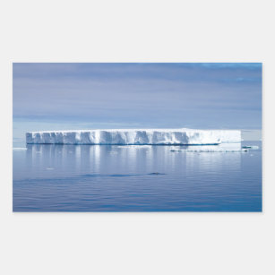 Sticker Rectangulaire iceberg flottant