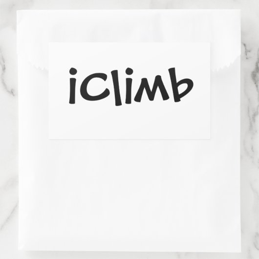 Sticker Rectangulaire iClimb (Sac)