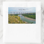 Sticker Rectangulaire Icône ferroviaire Lethbridge (Sac)