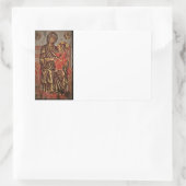 Sticker Rectangulaire Icône Madonna et Enfant (Sac)