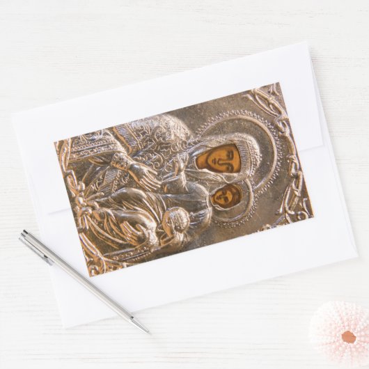 Sticker Rectangulaire Icône orthodoxe (Enveloppe)