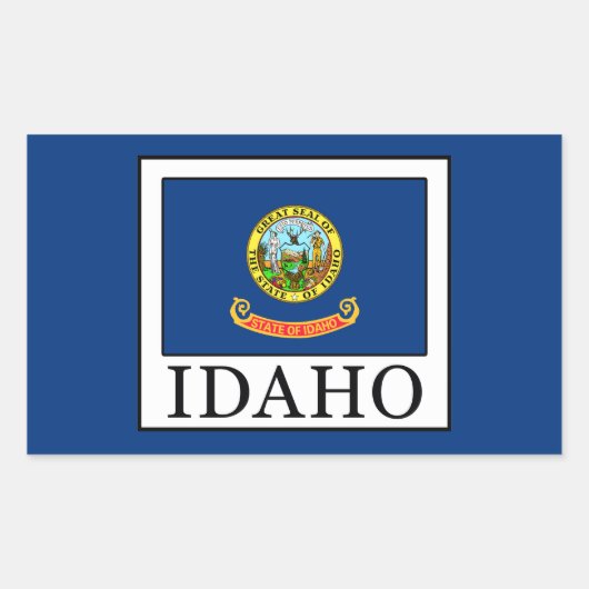 Sticker Rectangulaire Idaho (Devant)