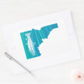 Sticker Rectangulaire Idaho Wave Fishing (Enveloppe)