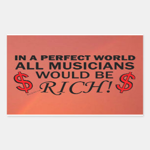 Sticker rectangulaire idéal pour le monde