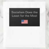 Sticker Rectangulaire Idée simple pour la saison politique (Sac)