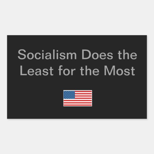 Sticker Rectangulaire Idée simple pour la saison politique (Devant)