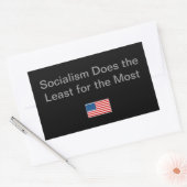 Sticker Rectangulaire Idée simple pour la saison politique (Enveloppe)