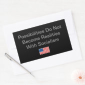 Sticker Rectangulaire Idée simple pour la saison politique (Enveloppe)