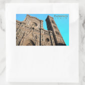 Sticker Rectangulaire Il Duomo di Firenze (Sac)