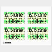 Sticker Rectangulaire Il N'Y En A Pas Comme Vous L'Impression (Feuille)