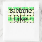 Sticker Rectangulaire Il N'Y En A Pas Comme Vous L'Impression (Sac)