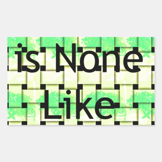 Sticker Rectangulaire Il N'Y En A Pas Comme Vous L'Impression (Devant)