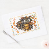 Sticker Rectangulaire Il Remplit Ma Coupe... (Enveloppe)