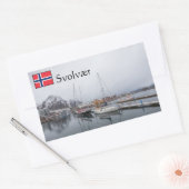 Sticker Rectangulaire Îles Svolvaer Lofoten (Enveloppe)