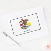 Sticker Rectangulaire Illinois (Enveloppe)