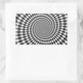 Sticker Rectangulaire Illusion optique (Sac)
