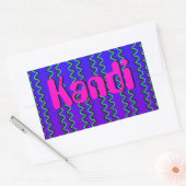 Sticker Rectangulaire Illusion optique (Enveloppe)