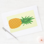 Sticker Rectangulaire Illustration de dessin d'ananas (Enveloppe)