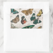 Sticker Rectangulaire Illustration de papillon antique : 1820 Orfèvre (Sac)