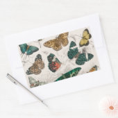 Sticker Rectangulaire Illustration de papillon antique : 1820 Orfèvre (Enveloppe)