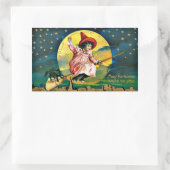 Sticker Rectangulaire Illustration vintage d'Halloween (Sac)