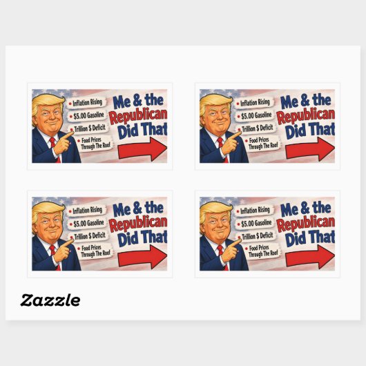 Sticker Rectangulaire Ils ont fait ça !!! (Feuille)