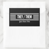 Sticker Rectangulaire Ils sont en bande (Sac)