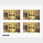 Sticker Rectangulaire Image de Héros irlandais pour Rectangle-Stickers-G (Feuille)