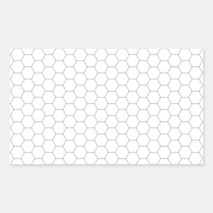 Sticker Rectangulaire Image de nid d'abeilles