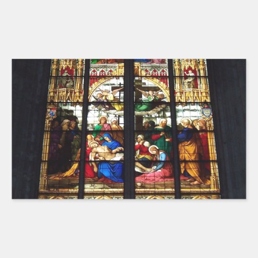 Sticker Rectangulaire Image en verre (Devant)