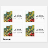 Sticker Rectangulaire Image Graven (Feuille)