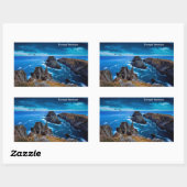 Sticker Rectangulaire Image irlandaise pour Rectangle-Stickers-Glossy (Feuille)