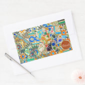 Sticker Rectangulaire Imaginaire. Gaudi. Image 2 (Enveloppe)