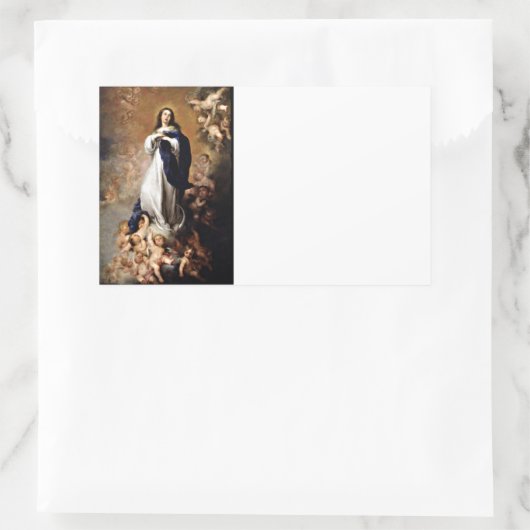 Sticker Rectangulaire Immaculée conception (Sac)