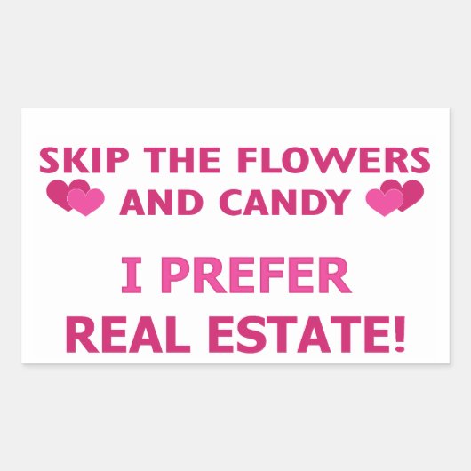 Sticker Rectangulaire Immobilier (Devant)