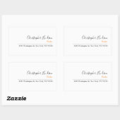 Sticker Rectangulaire Immobilier simple professionnel (Feuille)