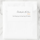 Sticker Rectangulaire Immobilier simple professionnel (Sac)