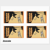 Sticker Rectangulaire Imperial Airways ~ Angleterre - Égypte - Inde (Feuille)