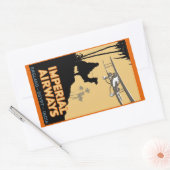 Sticker Rectangulaire Imperial Airways ~ Angleterre - Égypte - Inde (Enveloppe)