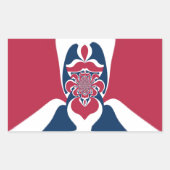 Sticker Rectangulaire Impression Abstraite E.T. (Devant)