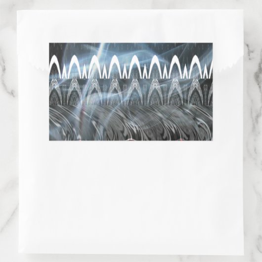 Sticker Rectangulaire Impression artistique Abstraite remarquable (Sac)