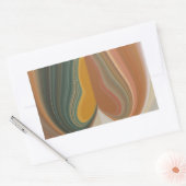 Sticker Rectangulaire Impression d'art Abstrait rétroactif (Enveloppe)