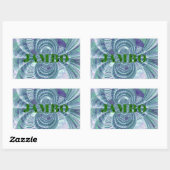 Sticker Rectangulaire Impression d'art Aurora Matata (Feuille)